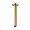 Round ceiling mounted shower arm 180mm - antique brass