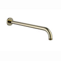 Round wall mounted shower arm 320mm - gold
