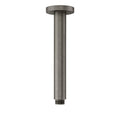Round ceiling mounted shower arm 180mm - gunmetal grey