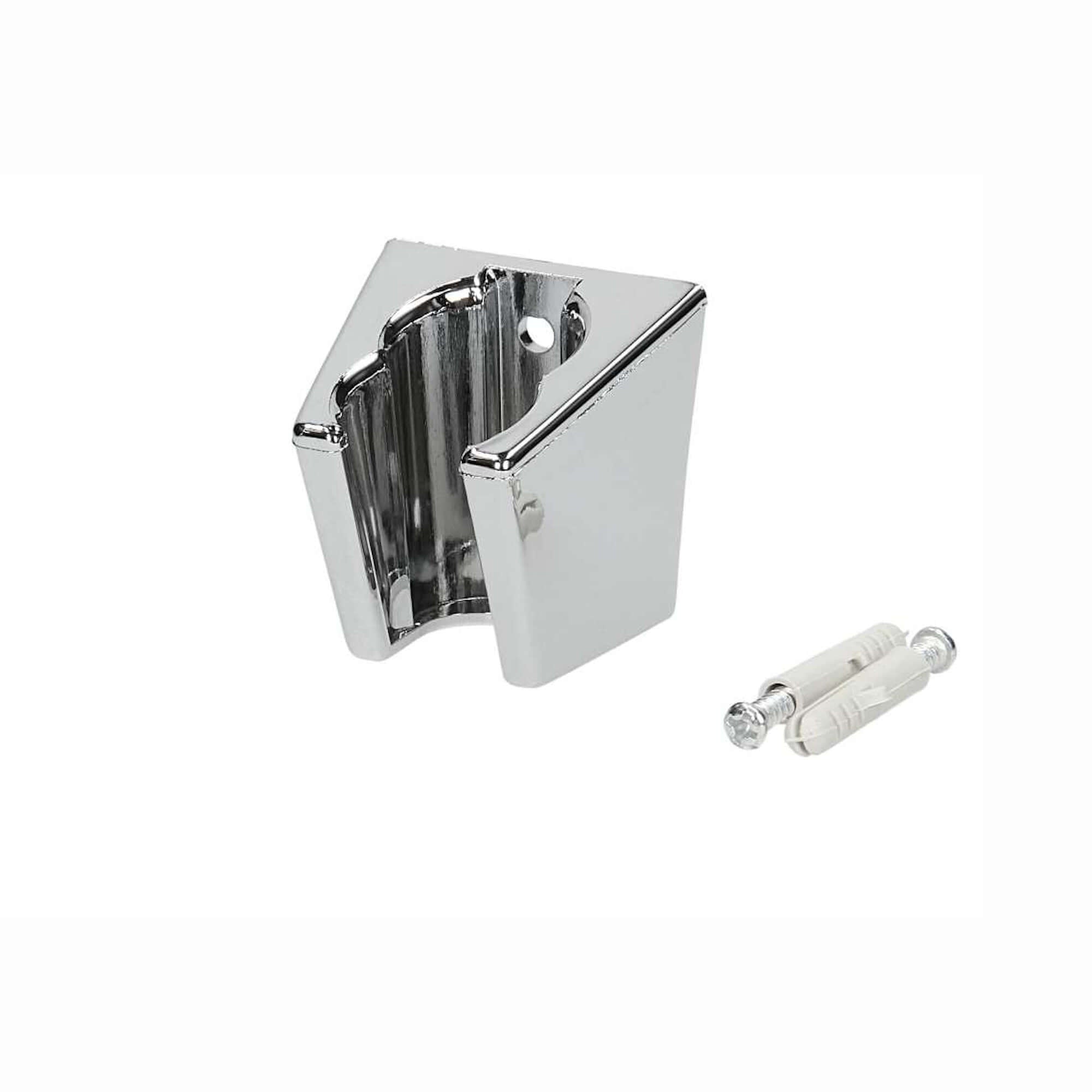Standard wall bracket for shower heads - chrome