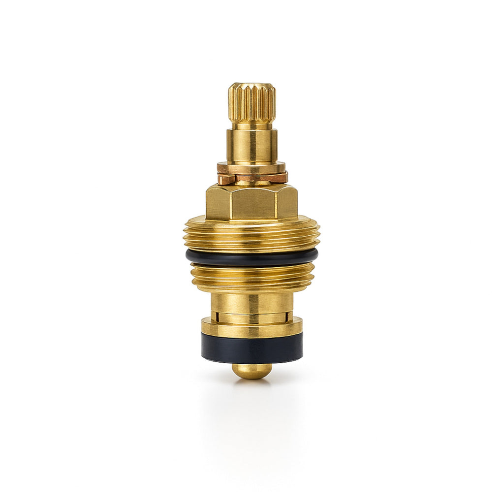 Brass 1/2" single valve - basin mixer taps Beaumont, basin mixer or twin hot & cold basin taps Camberley