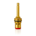 Brass 1/2" single valve - wall mounted basin mixer tap Camberley, Zara - HOT