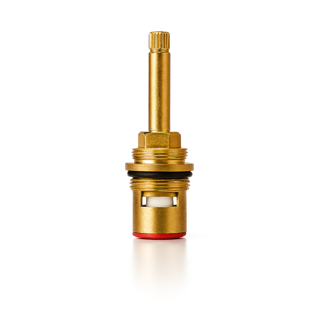 Brass 1/2" single valve - basin mixer, twin basin, twin bath, bath mixer tap, (not bidet) Downton - HOT