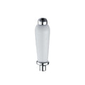 Single lever with white ceramic for Downton basin or bath tap - chrome