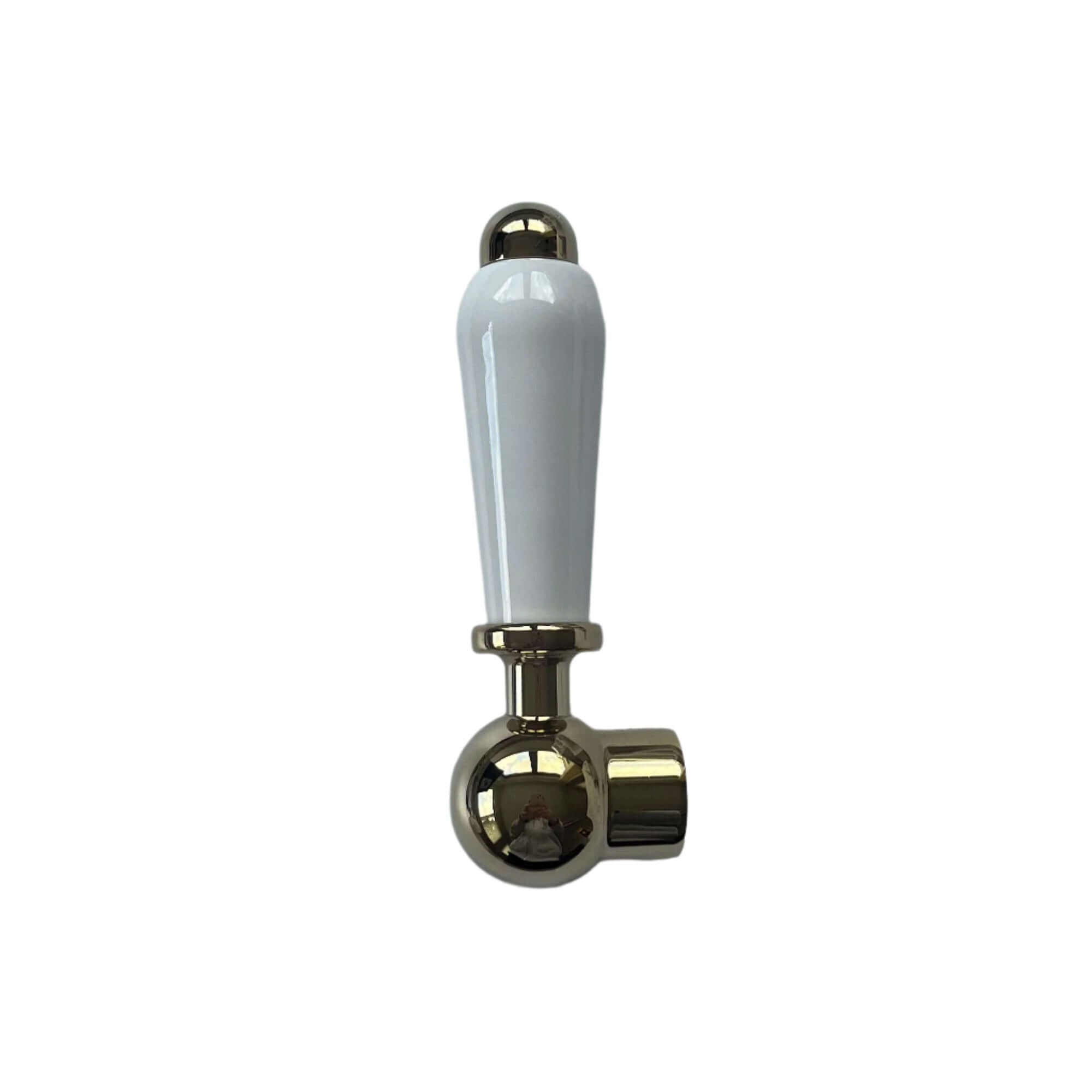 Replacement white ceramic lever with housing and grub screw for D06 - gold