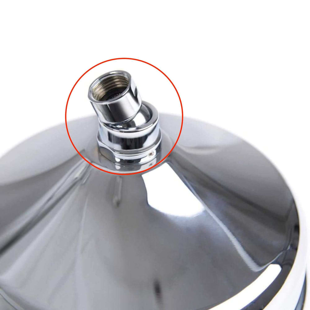 Ball joint connector for shower head R18 and R01 - chrome