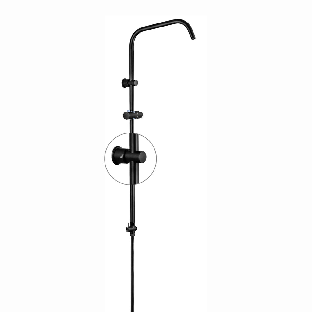 Wall bracket with cover for G17 - black