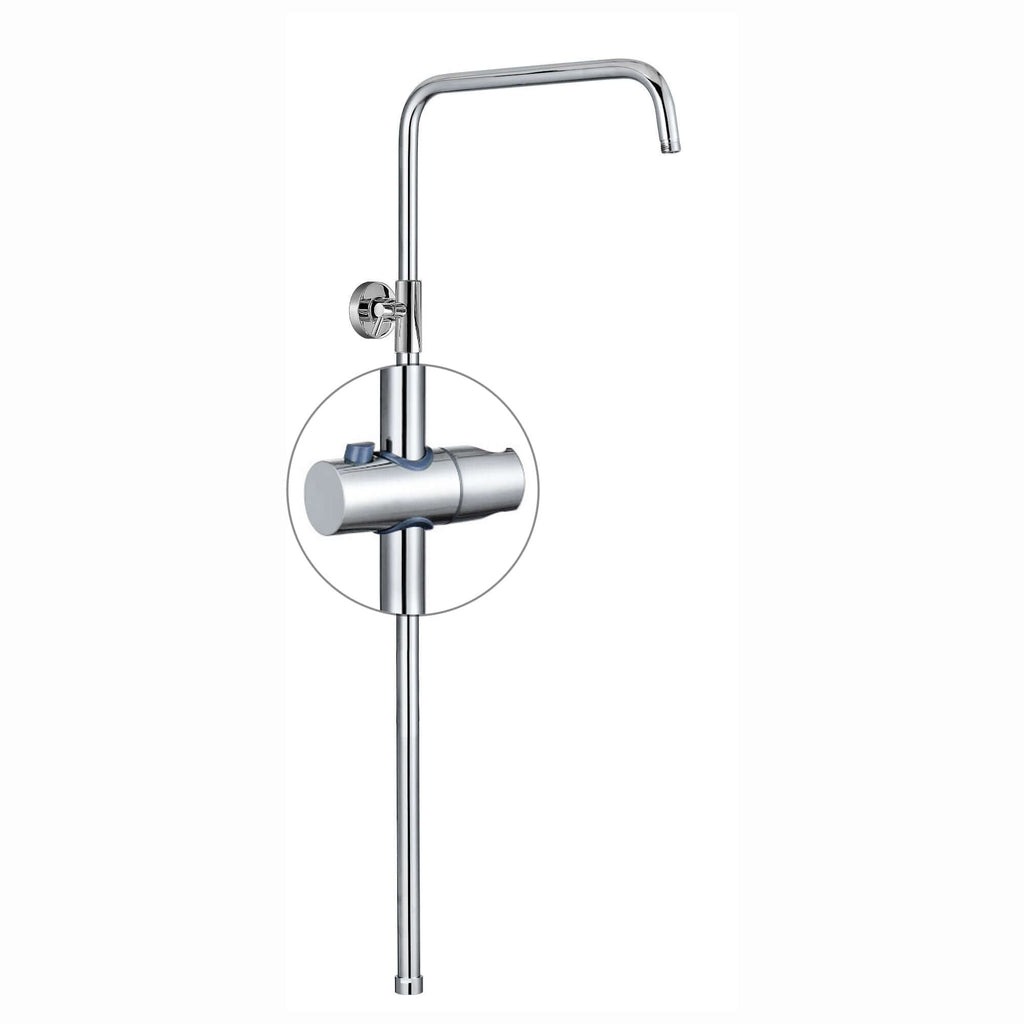 Sliding shower head holder for G03 - chrome