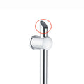 Slanted top shower riser rail end S08 - chrome