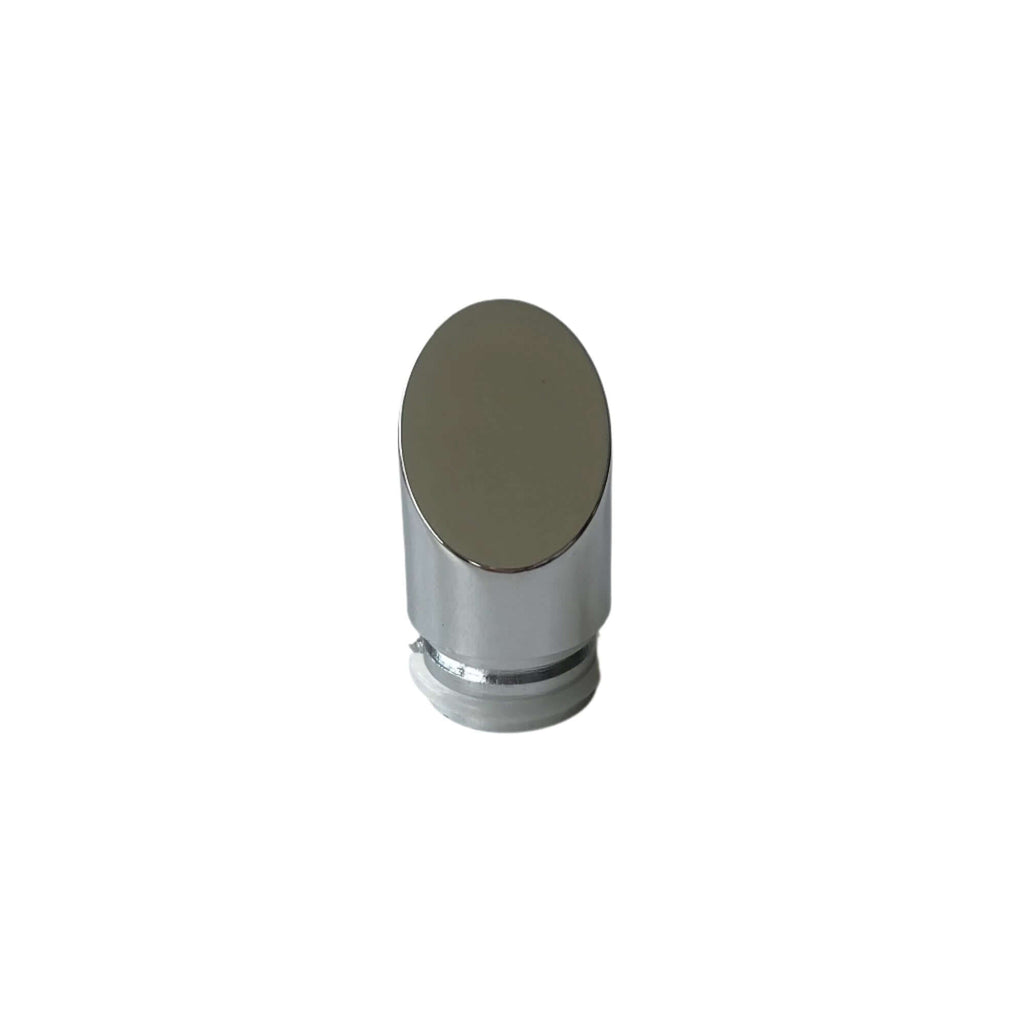 Slanted top shower riser rail end S08 - chrome