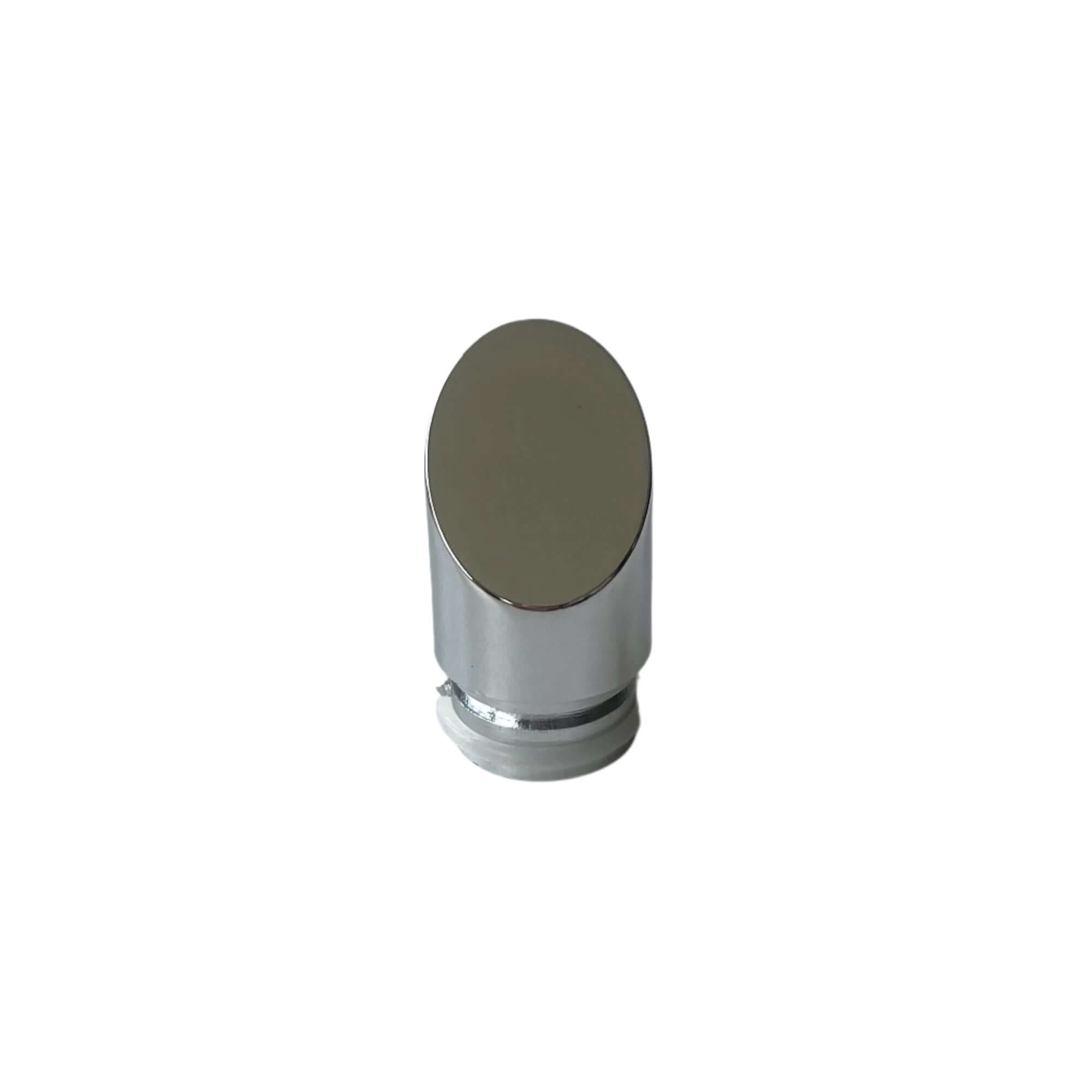 Slanted top shower riser rail end S08 - chrome