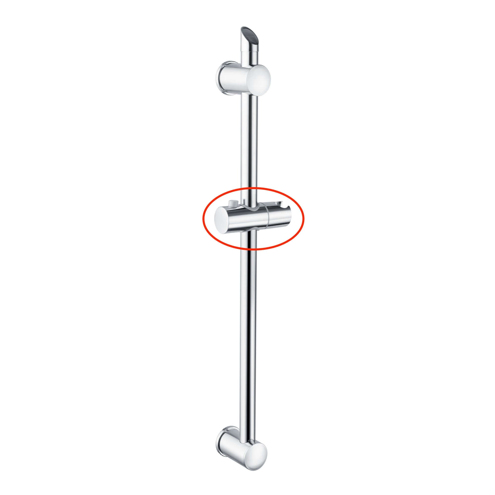 Sliding shower head holder for S08 - chrome