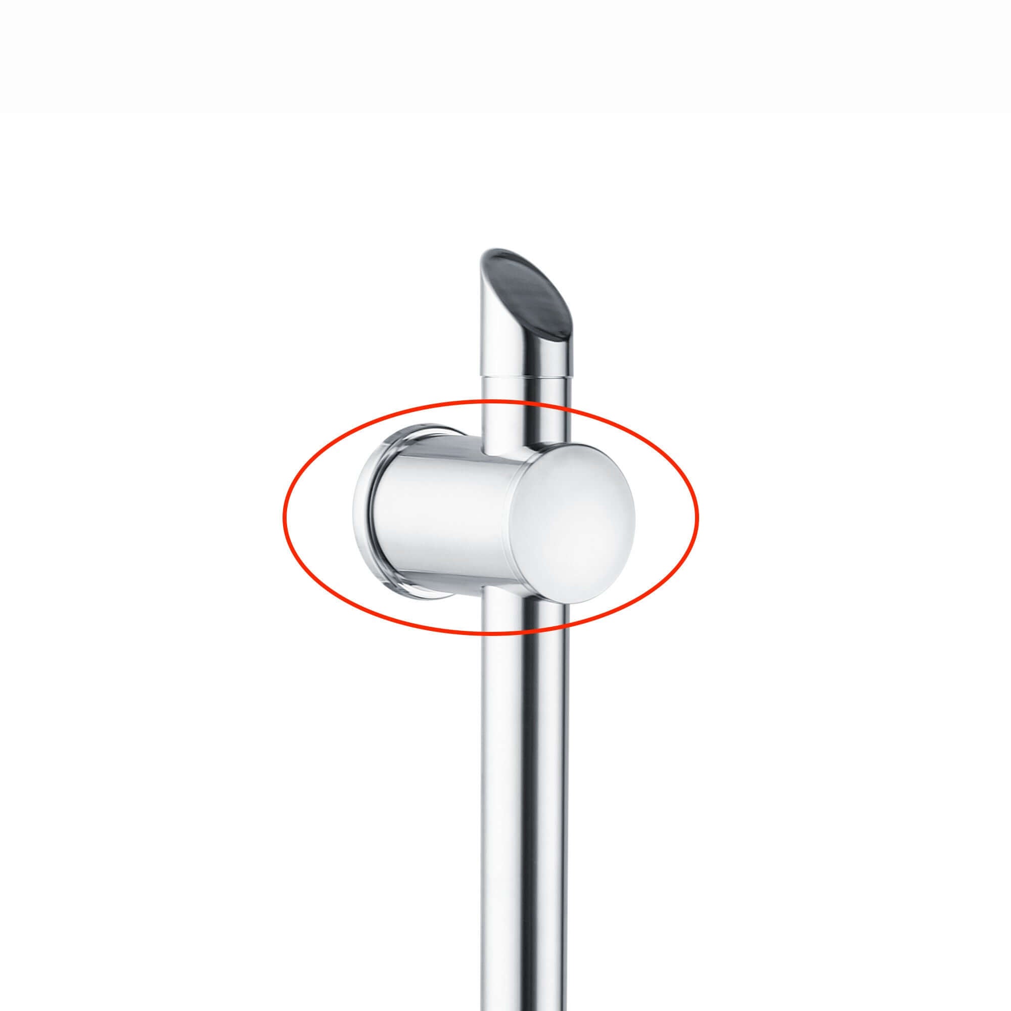 Adjustable top bracket for S08 - chrome