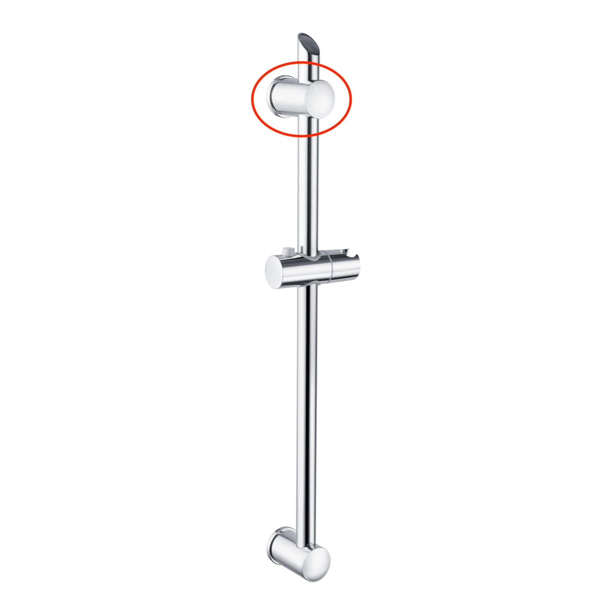 Adjustable top bracket for S08 - chrome