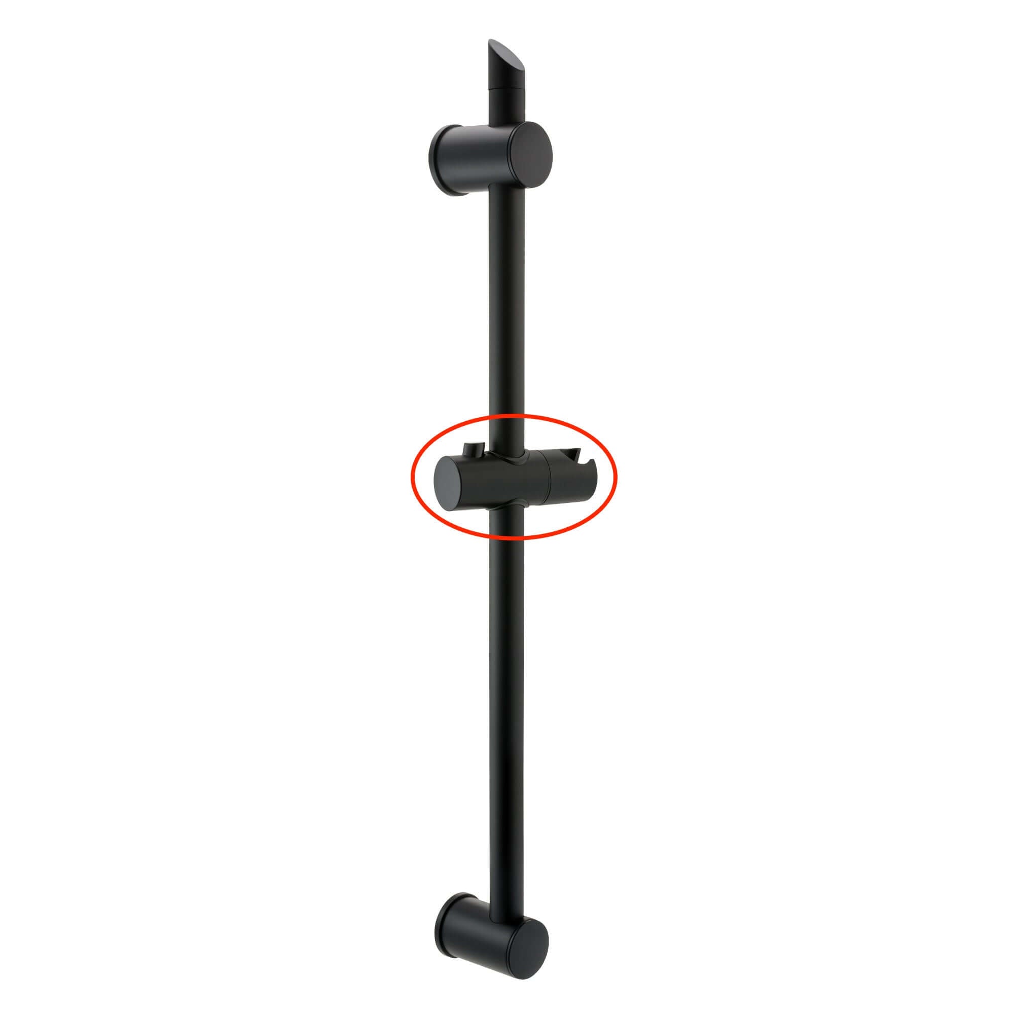 Sliding shower head holder for S30 - black