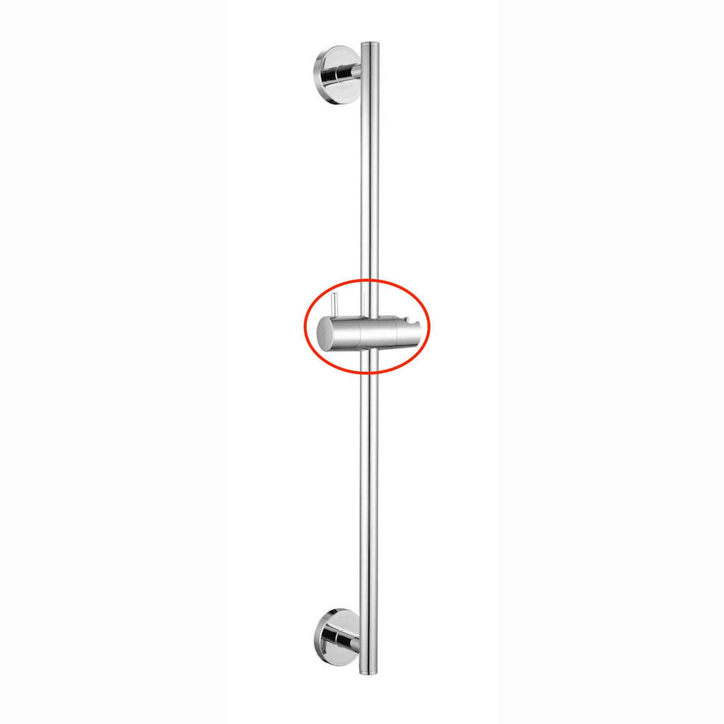 Sliding shower head holder for S12 - chrome