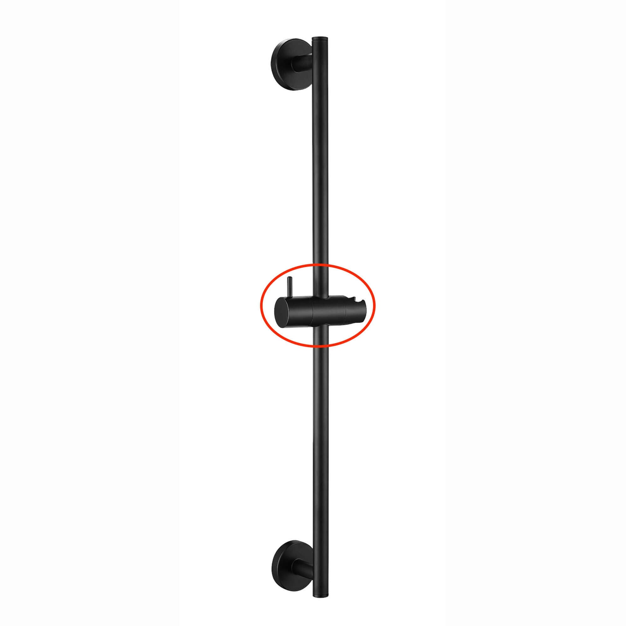 Sliding shower head holder for S13 - black