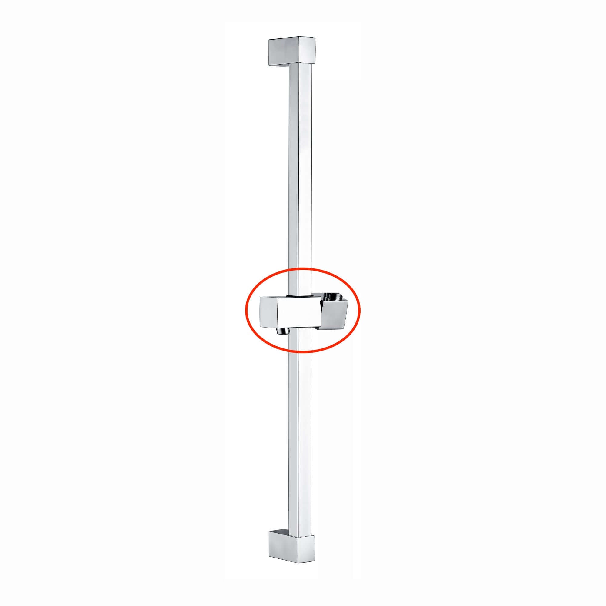 Sliding shower head holder for S18 - chrome