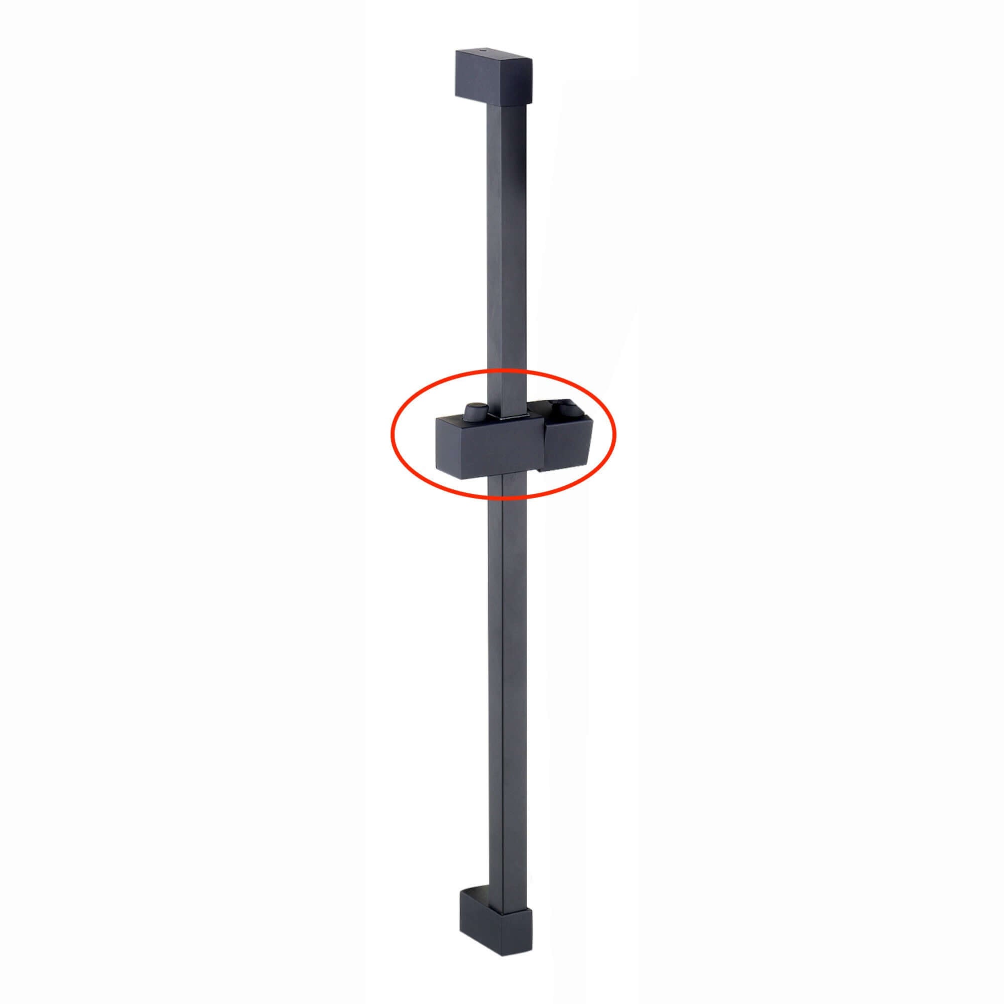 Sliding shower head holder for S29 - black