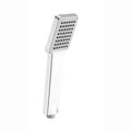 Square paddle hand shower - chrome effect