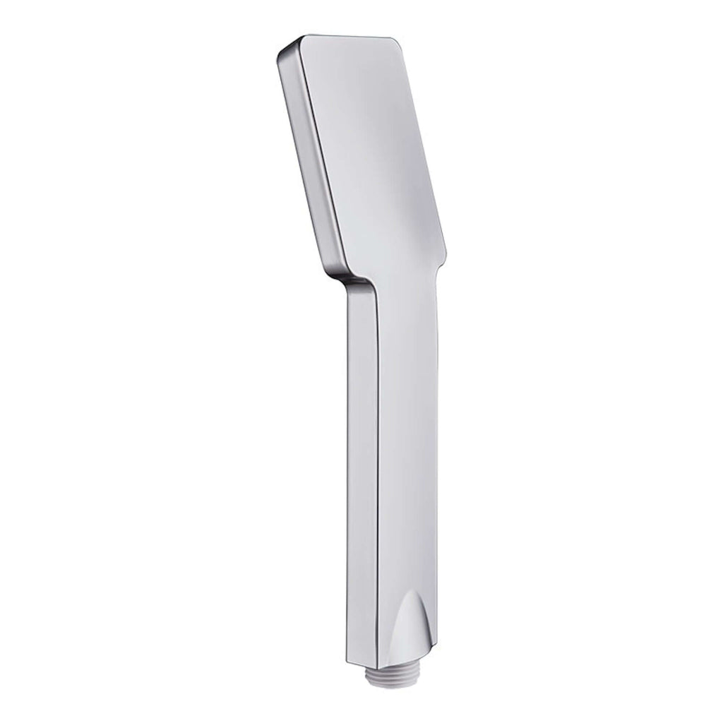 Square paddle hand shower - chrome effect