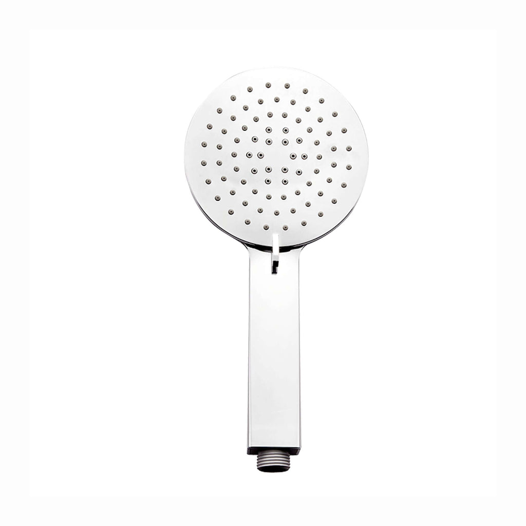 Modern round multi function hand shower 3 setting - chrome