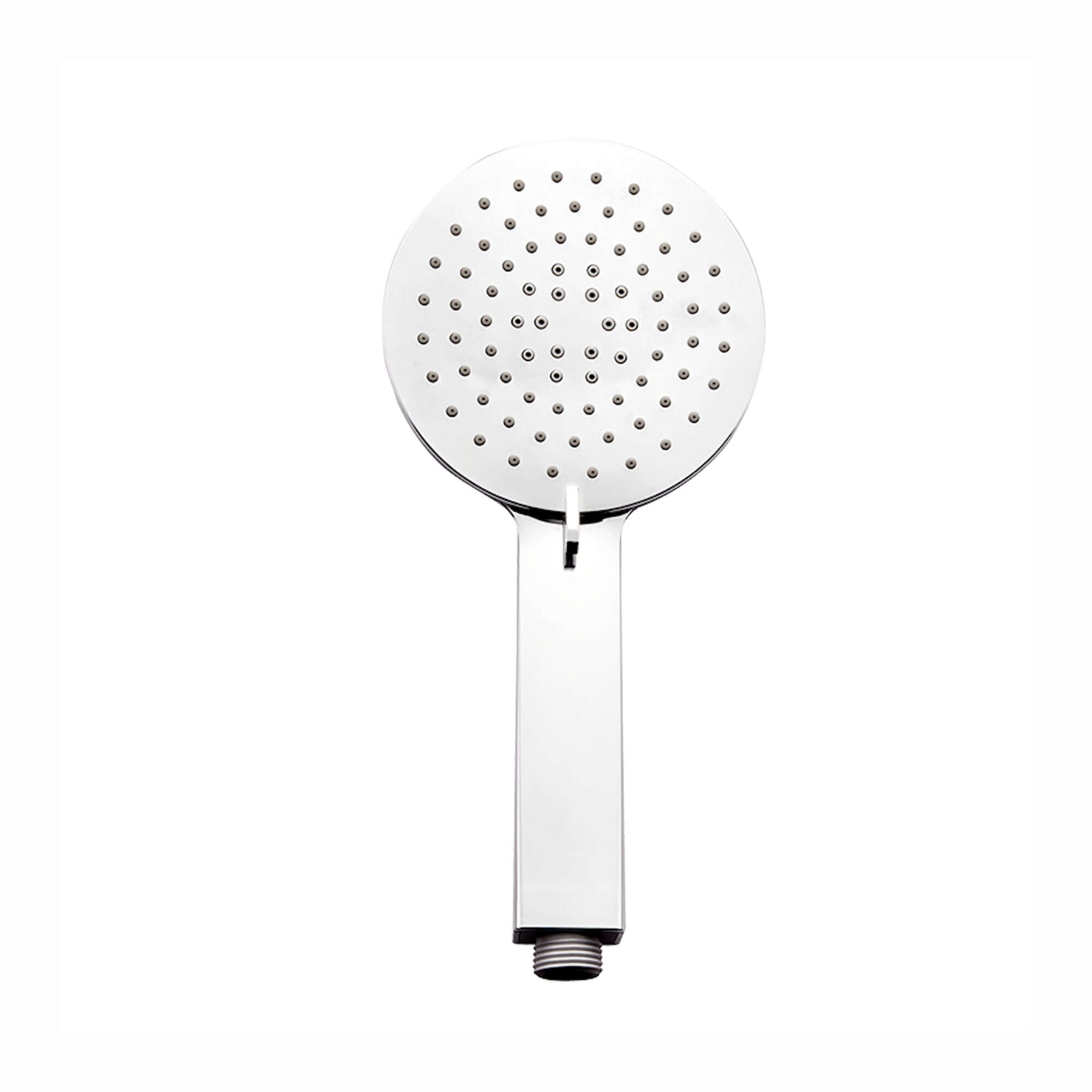 Modern round multi function hand shower 3 setting - chrome