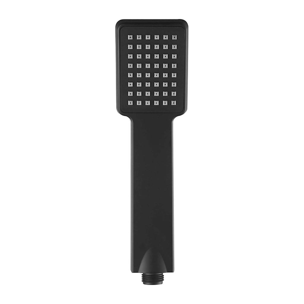 Square paddle hand shower - matt black