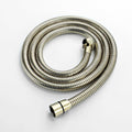 Flex shower hose stainless steel 1.5m standard bore - gold