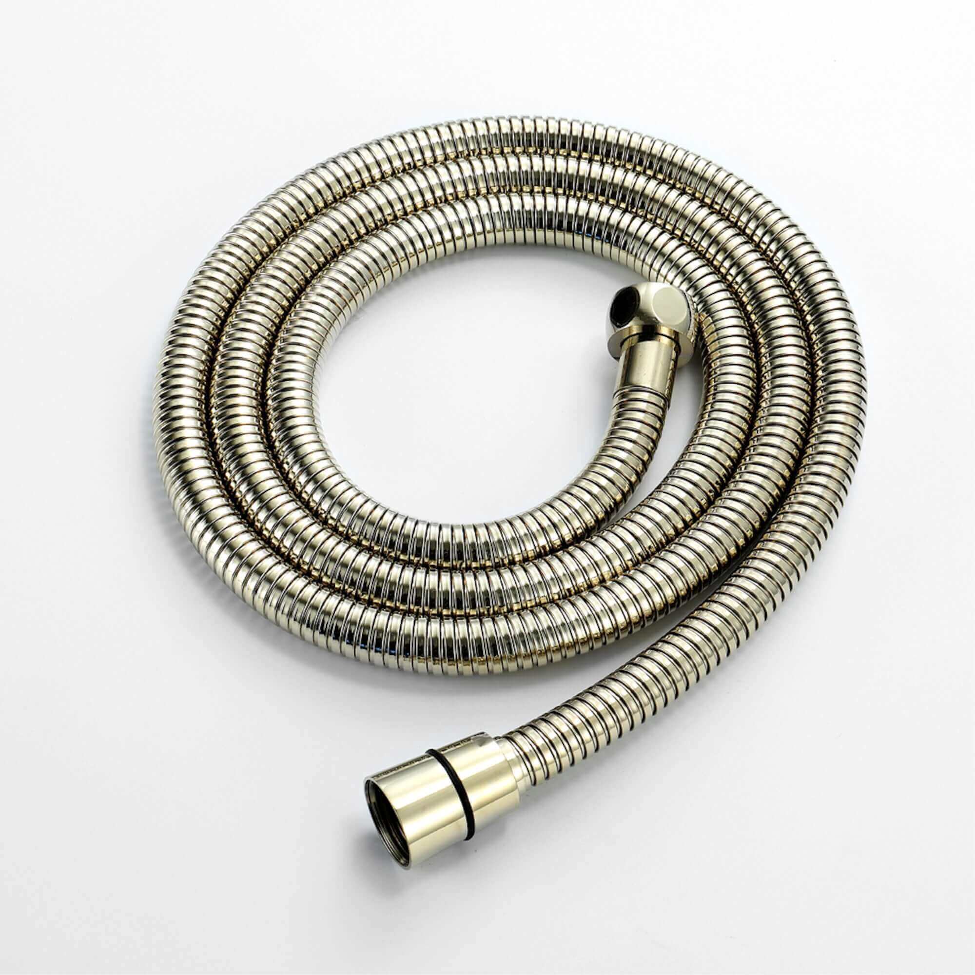 Flex shower hose stainless steel 1.5m standard bore - gold