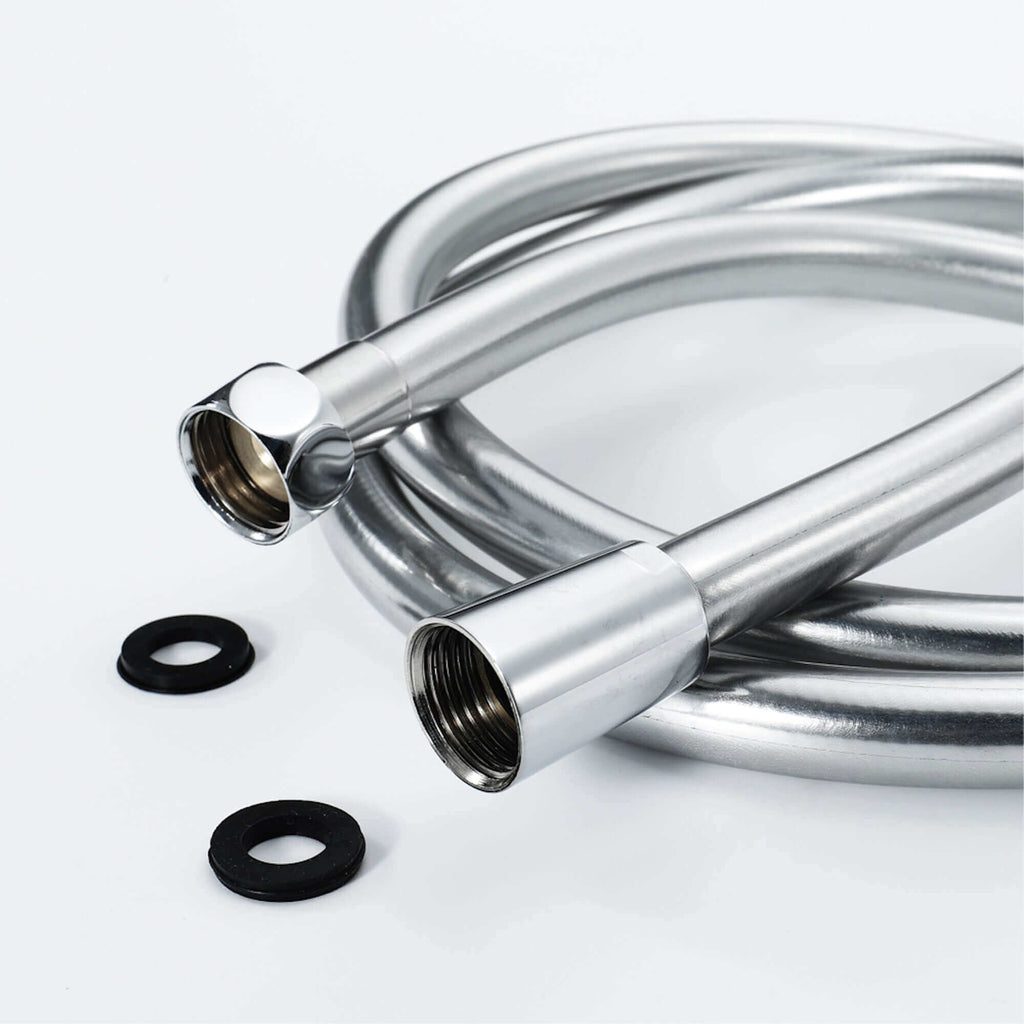 PVC shower hose 1.5m - silver