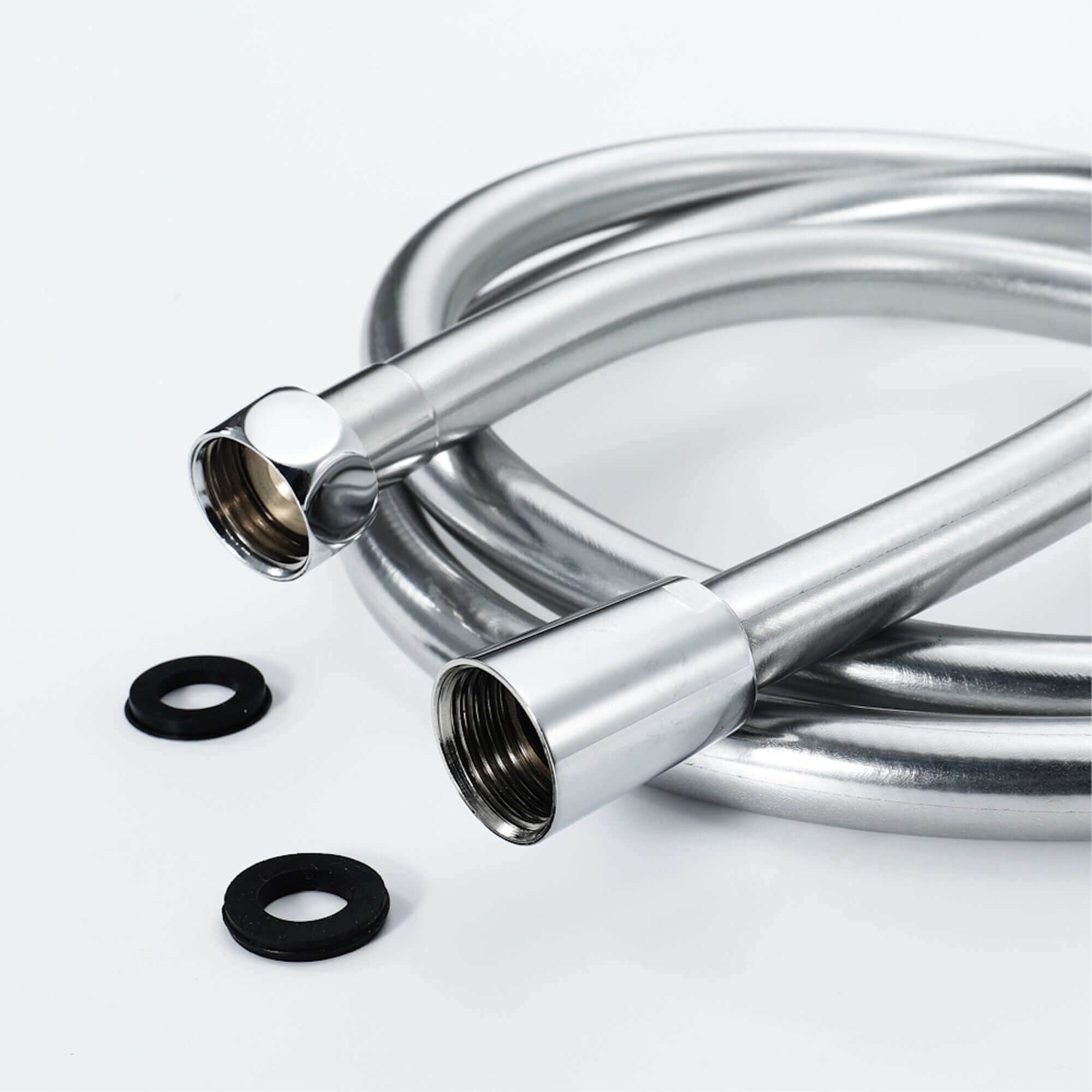 PVC shower hose 1.5m - silver