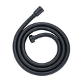 Flex shower hose stainless steel 1.5m standard bore - matt black