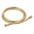 PVC shower hose 1.5m - brushed brass