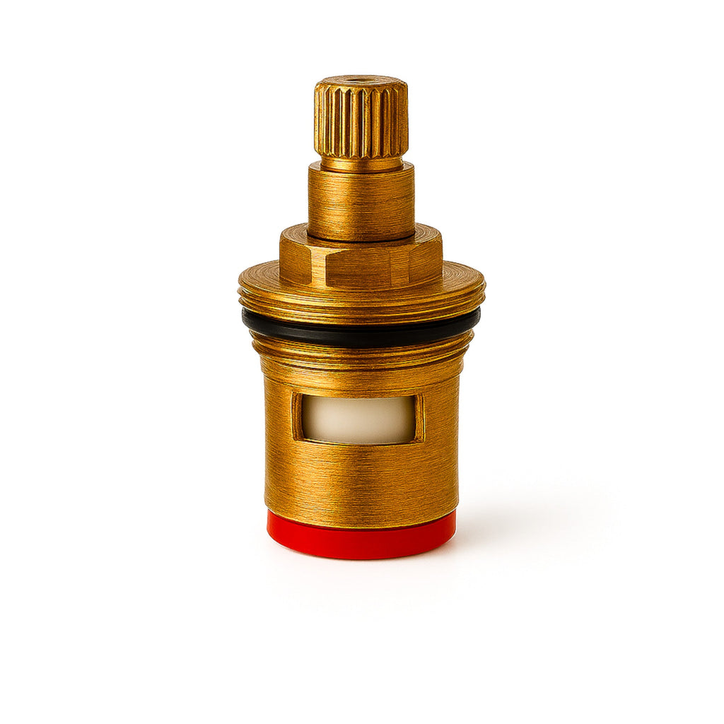 Ceramic disc brass valve 1/2", quarter turn - Dorchester, Alpha - HOT