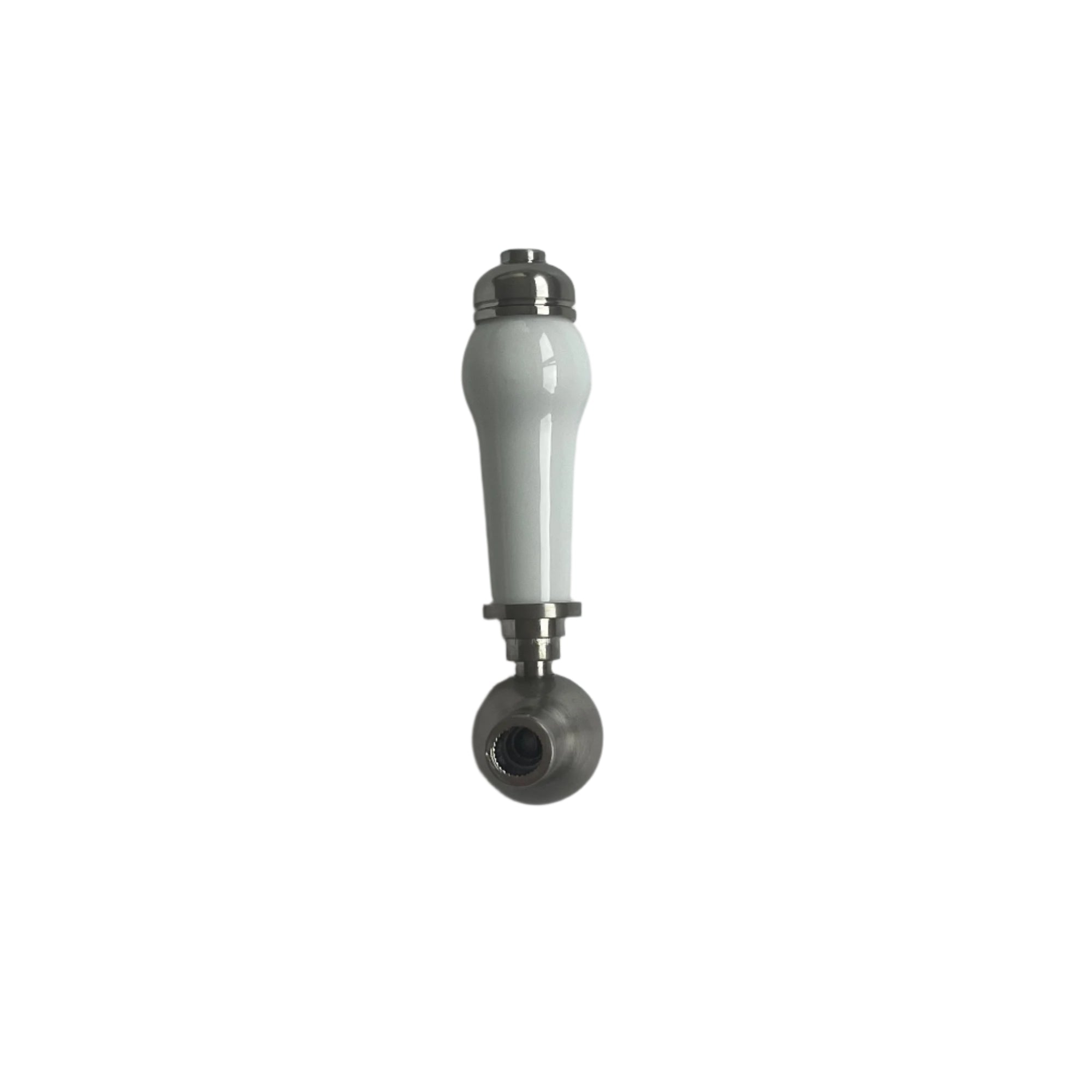 Single handle for Astbury, Brompton - (no indicator) - brushed nickel