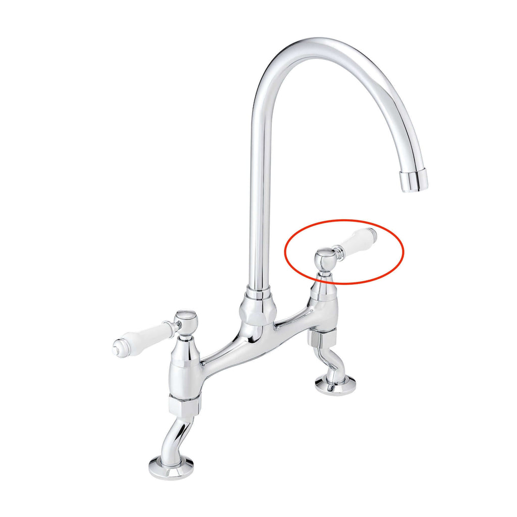 Single handle for Astbury, Brompton - COLD - chrome