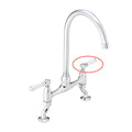 Single handle for Astbury, Brompton - COLD - chrome