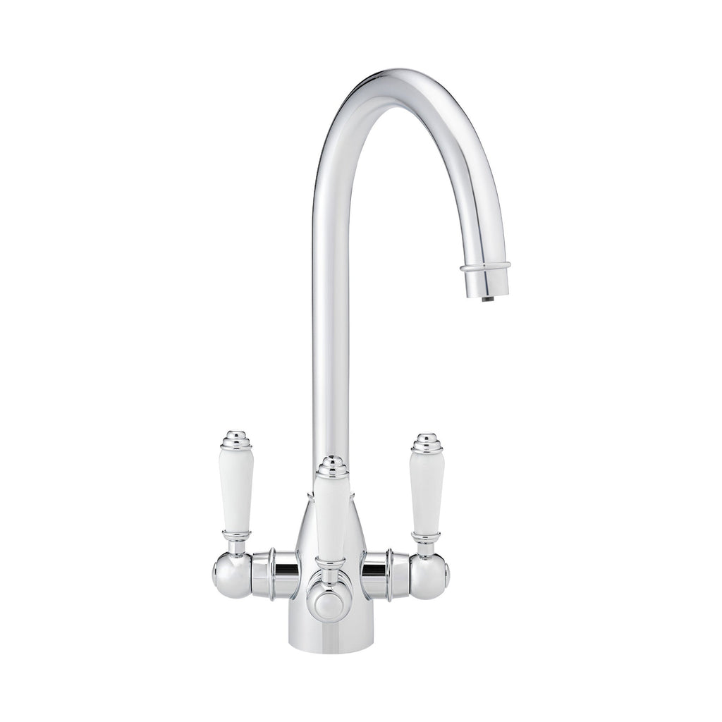 Cotswold traditional filter tap with ceramic levers - chrome