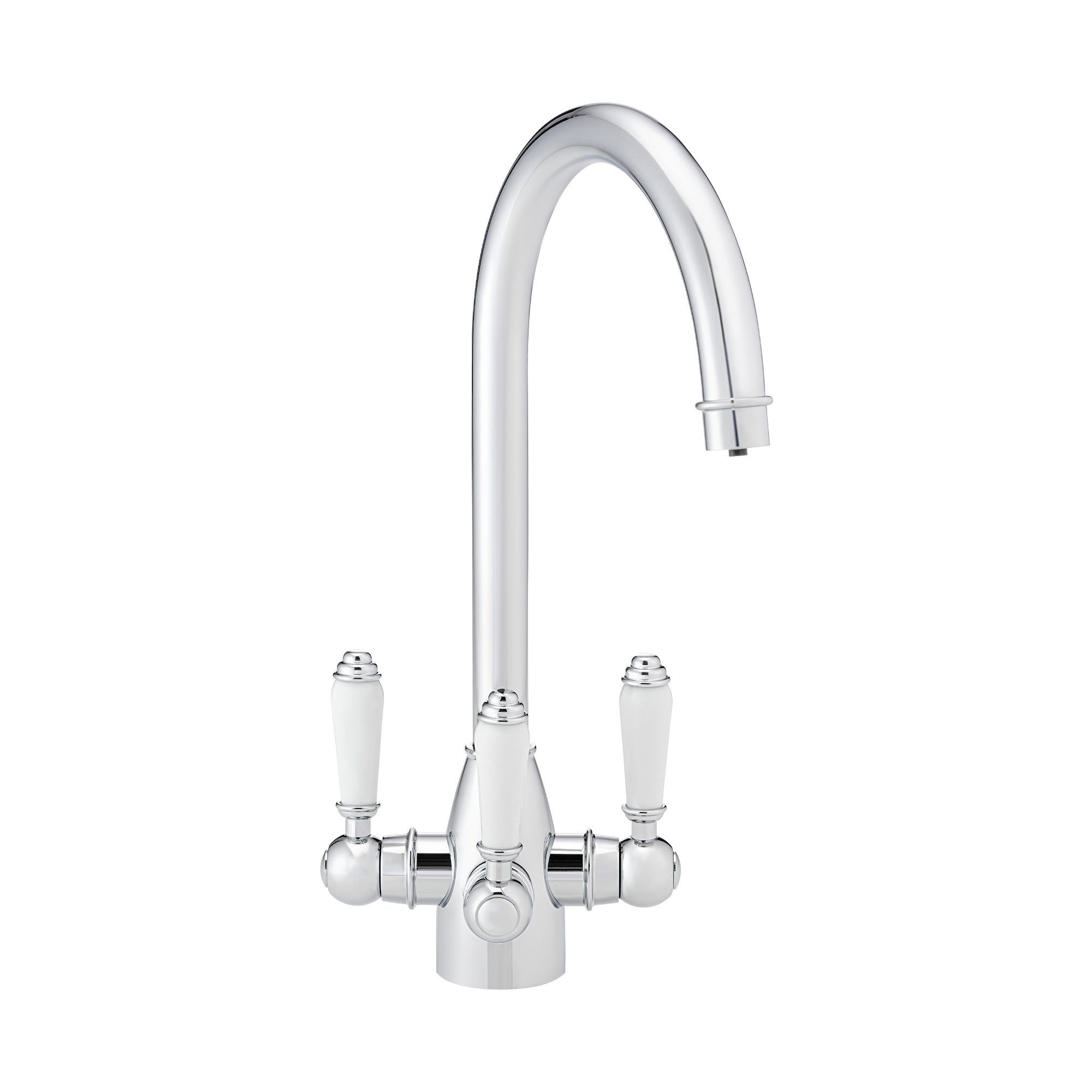 Cotswold traditional filter tap with ceramic levers - chrome