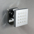Square shower body jet - chrome