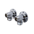 Surface mounted pipework fittings - chrome