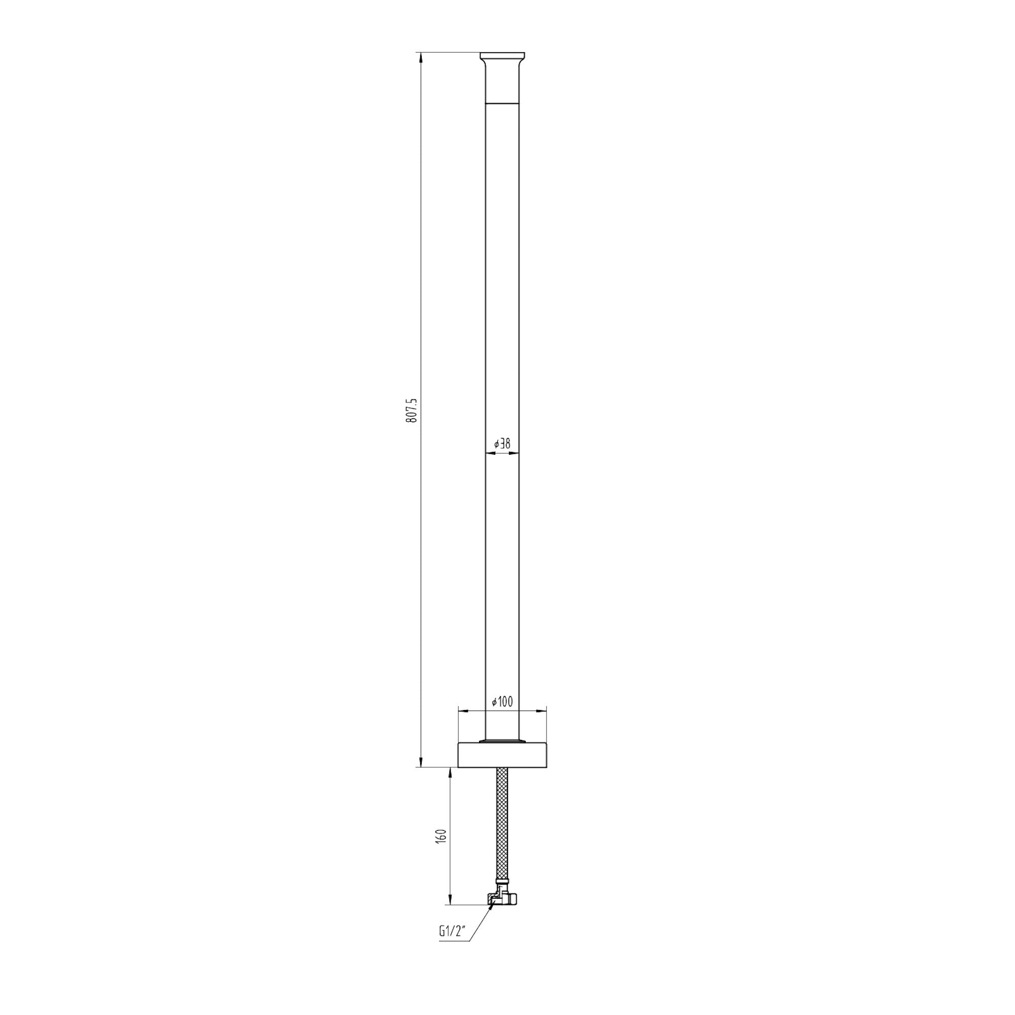 Bath mixer tap standpipes - antique brass