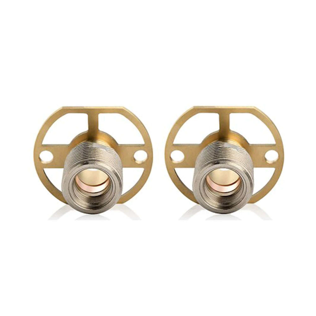 Round easy fix kit bracket for bar shower valves - antique brass