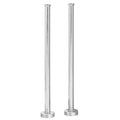 Bath mixer tap standpipes - chrome