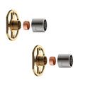 Easy fix kit bracket for bar shower valves - chrome
