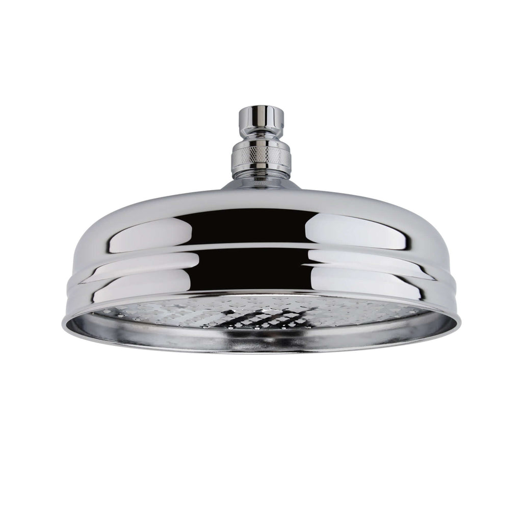 Chrome Traditional shower head apron rose brass 200mm
