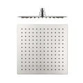 Square ultra slim shower head stainless steel 300mm - chrome