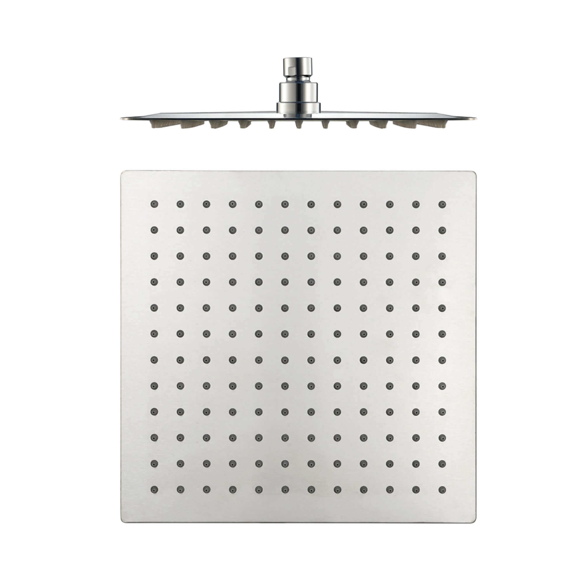 Square ultra slim shower head stainless steel 300mm - chrome