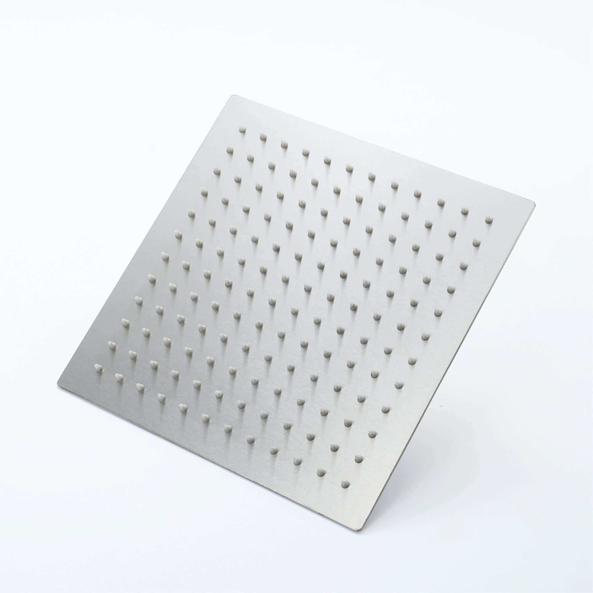 Square ultra slim shower head stainless steel 300mm - chrome